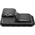 Engine Oil Pan: Direct Fit, Steel, Front Sump, 4 Quart