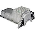 Engine Oil Pan: Direct Fit, Aluminum, Sump, 4 Quart