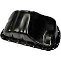 Engine Oil Pan: Direct Fit, Steel, Center Sump, 3.7 Quart