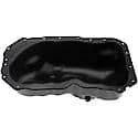 Engine Oil Pan: Direct Fit, Steel, Front Sump, 4.5 Quart