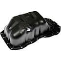 Engine Oil Pan: Direct Fit, Steel, Front Sump, 4.2 Quart