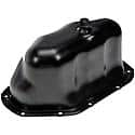 Engine Oil Pan: Direct Fit, Steel, Front Sump, 5.2 Quart