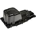 Engine Oil Pan: Direct Fit, Steel, Front Sump, 7 Quart