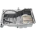 Engine Oil Pan: Direct Fit, Aluminum, Front Sump, 4.09 Quart