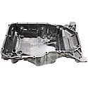 Engine Oil Pan: Direct Fit, Aluminum, Center Sump, 4.6 Quart