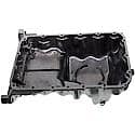 Engine Oil Pan: Direct Fit, Aluminum, Front Sump, 4.5 Quart