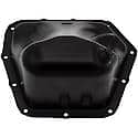 Engine Oil Pan: Direct Fit, Steel, Center Sump, 5.09 Quart