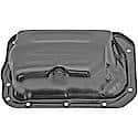 Engine Oil Pan: Direct Fit, Steel, Center Sump