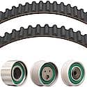 Timing Belt Kit; With 2 Belts, Tensioner, Idler, Balance Shaft Tensioner