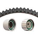 Timing Belt Kit; With Belt, Camshaft Belt Tensioner And Idler, 3 Piece Set