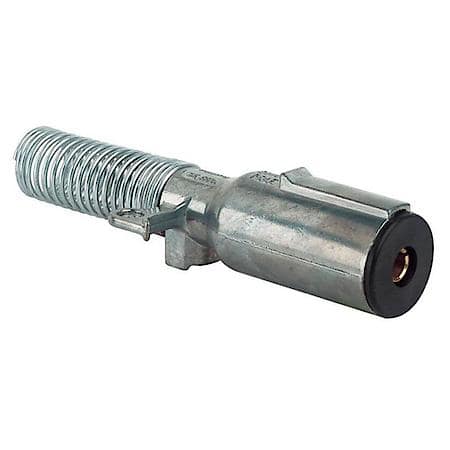 Plug - Single Pole, with Cable Guard, Zinc Die-Cast