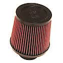 Universal Clamp On Reusable Air Filter: Flange Diameter 2.8", Filter Height 5.5", Flange Length 2"