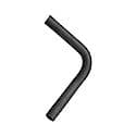 Curved Radiator Hoses: EPDM Rubber, Standard Duty, 14.50" Long, 1.25" Diameter