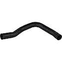 Curved Radiator Hoses: EPDM Rubber, Standard Duty, 15.5" Long, 1.34" Diameter