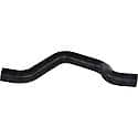 Curved Radiator Hoses: EPDM Rubber, Standard Duty, 16.5" Long, 1.25" Diameter