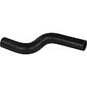 Curved Radiator Hoses: EPDM Rubber, Standard Duty, 13" Long, 1.38" Diameter