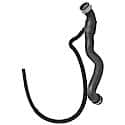 Curved Radiator Hoses: EPDM Rubber, Standard Duty, 17.5" Long, 1.28" Diameter