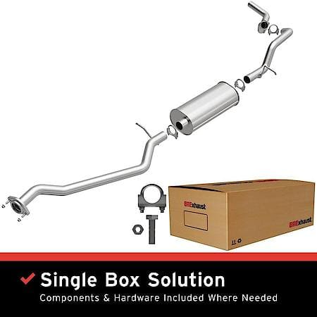 Aluminized Direct-Fit Exhaust System Kit