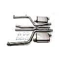 40-1602 2.5" Stainless Steel Exhaust System 2011-14 Dodge Charger & 300C 5.7L