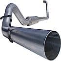 Aluminized Steel, 4"Dia Pipe, Single Exhaust With Side Exit, 5"Round Ss Tip