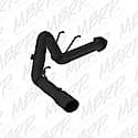 Black Coated Ss, 4"Dia Pipe, Single Exhaust With Single Passenger Side Rear Exit