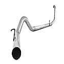 Aluminized Steel, Without Muffler, 4" Pipe Dia, Single Exhaust With Single Exit