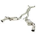 MACH Force-Xp Cat Back Exhaust System: Polished Tip, 409 Stainless Steel, Unleashes All Avail. HP