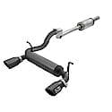 Rebel Series Cat Back Exhaust System: Black Tip, 409 Stainless Steel, Unleashes All Available HP