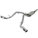 MACH Force-Xp Cat Back Exhaust System: Polished Tip, 409 Stainless Steel, Unleashes All Avail. HP