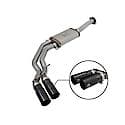 Rebel Series Cat Back Exhaust System: Black Tip, 409 Stainless Steel, Gain up to 9 HP