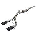 Rebel Series Cat Back Exhaust System: Black Tip, 409 Stainless Steel, Unleashes All Available HP