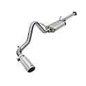 MACH Force-Xp Cat Back Exhaust System: Polished Tip, 409 Stainless Steel, Unleashes All Avail. HP