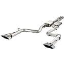 MACH Force-Xp Cat Back Exhaust System: Polished Tip, 409 Stainless Steel, Unleashes All Avail. HP