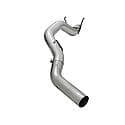 Large Bore-HD DPF Back Exhaust System: No Tip, 409 Stainless Steel, Unleashes All Available HP