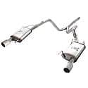 MACH Force-Xp Cat Back Exhaust System: Polished Tip, 409 Stainless Steel, Unleashes All Avail. HP