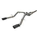 Apollo GT Series Cat Back Exhaust System: Black Tip, 409 Stainless Steel, Gain up to 14 HP