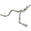 MACH Force-Xp Cat Back Exhaust System: Polished Tip, 409 Stainless Steel, Unleashes All Avail. HP