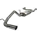 MACH Force-Xp Cat Back Exhaust System: Polished Tip, 409 Stainless Steel, Unleashes All Avail. HP