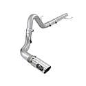 ATLAS DPF Back Exhaust System: Polished Tip, Aluminized Steel, Unleashes All Available HP