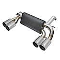 MACH Force-Xp Axel Back Exhaust System: Polished Tip, 304 Stainless Steel, Unleashes All Avail. HP