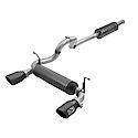 Rebel Series Cat Back Exhaust System: Black Tip, 304 Stainless Steel, Unleashes All Available HP