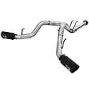 ATLAS DPF Back Exhaust System: Black Tip, Aluminized Steel, Unleashes All Available HP