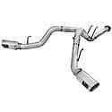 ATLAS DPF Back Exhaust System: Polished Tip, Aluminized Steel, Unleashes All Available HP