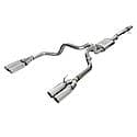 Vulcan Series Cat Back Exhaust System: Polished Tip, 304 Stainless Steel, Unleashes All Avail. HP