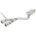 MACH Force-Xp Cat Back Exhaust System: Polished Tip, 304 Stainless Steel, Unleashes All Avail. HP