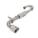 Takeda Axel Back Exhaust System: Polished Tip, 304 Stainless Steel, Unleashes All Available HP