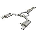 MACH Force-Xp Cat Back Exhaust System: Polished Tip, 304 Stainless Steel, Unleashes All Avail. HP