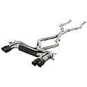 MACH Force-Xp Cat Back Exhaust System: Black Tip, 304 Stainless Steel, Gain up to 20 HP
