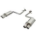 Takeda Axel Back Exhaust System: Polished Tip, 304 Stainless Steel, Unleashes All Available HP