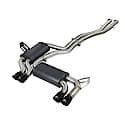 MACH Force-Xp Cat Back Exhaust System: Black Tip, 304 Stainless Steel, Gain up to 15 HP